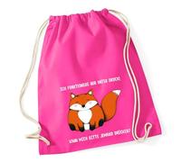 Huuraa Turnbeutel Drück mich Fuchs Geschenk