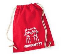 Huuraa Turnbeutel Fragen? grimmige Katze Geschenk