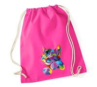 Huuraa Turnbeutel Katze Colorful Geschenk