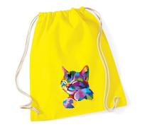Huuraa Turnbeutel Katze Colorful Geschenk