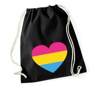 Huuraa Turnbeutel Pansexuell Pride Flagge LGBTQ Herz Geschenk