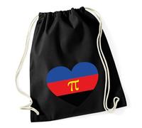 Huuraa Turnbeutel Pi-Polyamorie Pride Flagge LGBTQ Herz Geschenk