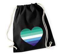 Huuraa Turnbeutel Schwule Pride Flagge LGBTQ Herz Geschenk