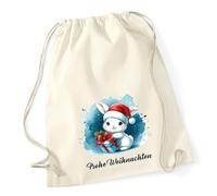 Huuraa Turnbeutel Süßer Hase Frohe Weihnachten Geschenk