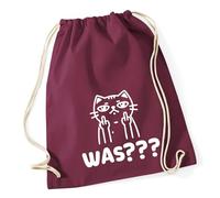 Huuraa Turnbeutel Was? grimmige Katze Geschenk
