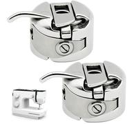 Huweko Universal Spulenkapsel,Spulenkapsel passend,Edelstahl,Spulenkapsels,für Singer, Brother, Aldi, AEG, Privileg, Necchi, Babylock und viele weitere Nähmaschinen