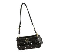 HVRFJXI Elegante Dot Unterarmtasche für Damen, PU Leder, leichte Umhängetasche, mehrere Trageoptionen, lässiger Gebrauch, moderne Damen Unterarmtasche