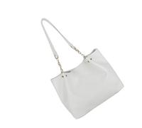 HVRFJXI Modische PU Umhängetasche mit Kettenriemen, mehreren Taschen, leichte Arbeits Geldbörse für Frauen, Pendeln, Essentials, Damen Umhängetasche mit Kettenriemen