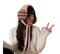 HVRFJXI Stilvoller Winter Ohrenwärmer Einfache Abdeckung Krawatte Warmes Stirnband Weiches Futter Verstellbare Größe Für Mädchen Unisex Wärmer