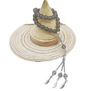 HVRFJXI Tasbih Muslime Gebetskette Islamisches 33 Charm Armband Mohammed Rosenkranz Armbänder Schmuck Geschenk für Frauen Männer Gebet Christ