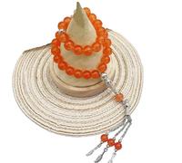 HVRFJXI Tasbih Muslime Gebetskette Islamisches 33 Charm Armband Mohammed Rosenkranz Armbänder Schmuck Geschenk für Frauen Männer Gebet Christ