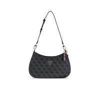 GUESS Noelle II Top Zipper Shoulder Bag Coal Logo