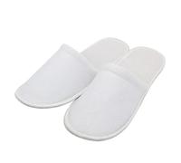 HWGING 3 Paar Spa-Hausschuhe Tragbare rutschfeste einmalige Hausschuhe Vlies-Hausschuhe Waschbare Hausschuhe für Familien Spa Hotels Reisen