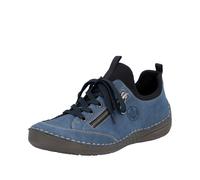 Rieker Damen-Slipper-Slip-On Blau, Farbe:blau, EU Größe:38