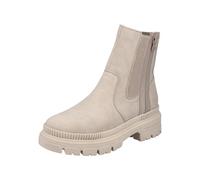 Winterboots RIEKER Gr. 42, beige (creme) Damen Schuhe Reißverschlussstiefeletten mit kuscheligem Warmfutter (69585962-42)