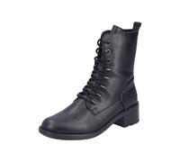 Stiefelette RIEKER "Rieker Stiefelette Lederimitat", Damen, Gr. 39, schwarz, Lederimitat, Schuhe (77559942-39) schwarz