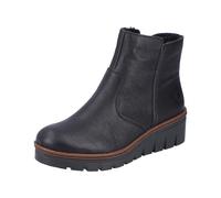 Rieker Damen Ankle Boots X9165, Frauen Stiefeletten,stiefel,bootee,booties,halbstiefel,kurzstiefel,uebergangsschuhe,schwarz (00),40 EU / 6.5 UK