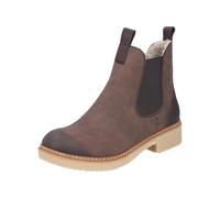 Rieker Damen Chelsea Boots Z5050, Frauen Stiefeletten,Kurzstiefel,uebergangsschuhe,uebergangsstiefel,Schlupfstiefel,warm,braun (25),42 EU / 8 UK