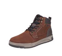 Winterboots RIEKER, Herren, Gr. 44, braun, grau, Nubukleder, Textil, Schuhe, Schnürboots, Stiefelette mit wasserabweisender riekerTEX-Membran (16258949-44) braun, grau