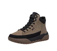 Schnürstiefelette RIEKER "Rieker Stiefelette Lederimitat", Herren, Gr. 43, schwarz, braun, Lederimitat, Schuhe (52378823-43) schwarz, braun