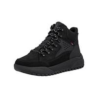 Schnürstiefelette RIEKER "Rieker Stiefelette Leder", Herren, Gr. 42, schwarz, Leder, Schuhe (72210316-42) schwarz