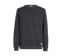 Tommy Hilfiger Sweatshirt mit Rundhalsausschnitt in Mittelgrau Melange, Größe S