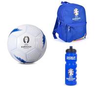 Hy-Pro Euro 2024 Bundle - Size 5 Football, 750 ml Plastic Bottle and Large Backpack, Officially Licensed by
