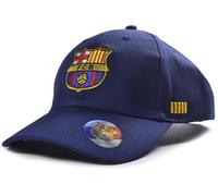 Hy-Pro FC Barcelona Offizielle Baseballkappe, Marineblau, gesticktes Vereinswappen, verstellbare Passform