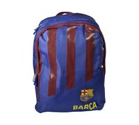 Hy-Pro FC Barcelona Wappen Rucksack, blau und kastanienbraun gestreift, mehrere Fächer