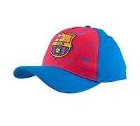 Hy-Pro Offiziell lizenziert Barcelona Baseballkappe & Cap - Hochwertige Sporthüte und Kappe mit verstellbarem Riemen, Sportfan-Zubehör - Stylische rot-Blaue Fußball-Cap für Kinder, 54cm