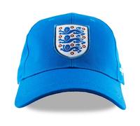 Hy-Pro Offiziell lizenziert England Baseballkappe & Cap - Hochwertige Sporthüte und Kappe mit verstellbarem Riemen, Sportfan-Zubehör - Stylische Blaue Fußball-Cap für Herren und Damen, 58cm