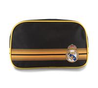 Hy-Pro Offiziell Lizenziert Real Madrid Fußball Sporttasche - Reisetasche für Herren (23x16.5x10cm) - Kompaktes Zubehör im Stilvollen Schwarzen Design