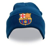 Hy-Pro Offiziell lizenzierte Barcelona-Mütze für Männer, Frauen und Kinder - Warme und Bequeme Wintermützen - Gemütliche Blaue Fußballkappen mit Teamlogo