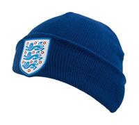 Hy-Pro Offiziell lizenzierte England-Mütze für Männer, Frauen und Kinder - Warme und Bequeme Wintermützen - Gemütliche Marineblau Fußballkappen mit Teamlogo