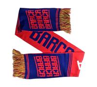 Hy-Pro Offizieller FC Barcelona Fanartikel Schal - HD-Jacquard Fanschal mit ikonischem Vereinslogo