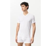 Mey V-Shirt Hybrid – V-Ausschnitt, geruchshemmend, atmungsaktiv, Anti-Schweißfleck – Herren M Weiß