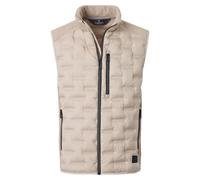 Casa Moda Regular Fit Outdoor Weste beige, Einfarbig
