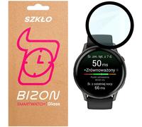 Hybrides Glas für Garmin Venu 4 45 mm, Bizon Glass Watch Edge Hybrid, Schwarz