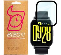 Hybrides Glas für Xiaomi Redmi Watch 5 Active, Bizon Glass Watch Edge Hybrid, Schwarz