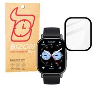 Hybrides Glas für Xiaomi Redmi Watch 5 Lite, Bizon Glass Watch Edge Hybrid, Schwarz