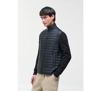 Hybridjacke COLMAR "MENS JACKET", Herren, Gr. 54, schwarz, Web;Strick;Sweatware, Obermaterial: 100% Nylon. Futter: 100% Nylon. Rückenteil: 100% Baumwolle. Wattierung: 100% Polyester. Ärmel: 100% Baumw