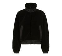 Hybridjacke HUGO "Fosser", Damen, Gr. M, schwarz (schwarz 001), Web, Obermaterial: 100% Polyester, unifarben, normal, hoch geschlossener Ausschnitt, elastischer Bund, Jacken, im Materialmix, Stehkrage