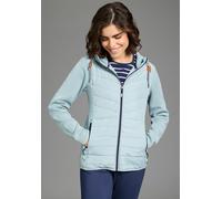 Hybridjacke KANGAROOS, Damen, Gr. 36, grau, blau, Web, Obermaterial: 100% Polyester. Kapuzenfutter: 100% Polyester. Wattierung: 100% Polyester. Ärmel: 100% Polyester, kontrastfarbene Details, unifarbe