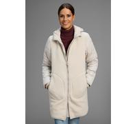 Hybridjacke KANGAROOS, Damen, Gr. 42, beige, grau, Web, Fleece, Obermaterial: 100% Polyester. Obermaterial Webware: 70% Polyester, 30% Polyamid. Futter: 100% Polyester. Wattierung: 100% Polyester, kon