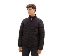 Hybridjacke TOM TAILOR DENIM, Herren, Gr. S, schwarz, Steppware, Obermaterial: 100% Polyester. Futter: 100% Polyester, unifarben, regular fit taillenbedeckt, ohne Ausschnitt, Jacken Hybridjacke, mit S