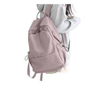 HYC00 Schulrucksack Damen, Causal Travel Schultaschen 15.6 Zoll Laptop Rucksack für Mädchen im Teenageralter Leichter Rucksack Wasserabweisend Bookbag College Boys Men Work Daypack,Lila L