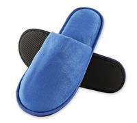 HYGOSTAR® Deluxe Slipper aus Samt-Velour, geschlossen, bedruckbar - 1 Packung = 10 Paar, Länge: 28,5 cm