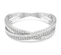 Hyperbola Armreif, Verschiedene Schliffe, Unendlichkeit, Weiß, Rhodiniert L