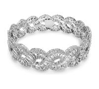 Hyperbola Halsband, Verschiedene Schliffe, Unendlichkeit, Weiß, Rhodiniert OS