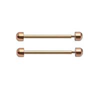HYROOY 1 Paar Uhrenarmband-Schraubstifte für Smart Watch Armband Verschluss Schnalle Reibrohr Uhr Ersatz Zubehör Reparatur T Rose Gold Metall